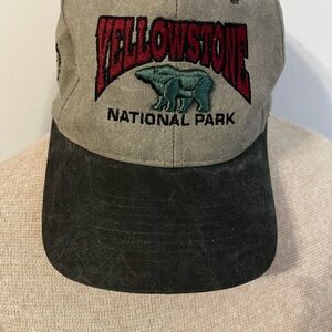 Yellowstone National Park Gray and Black Hat
